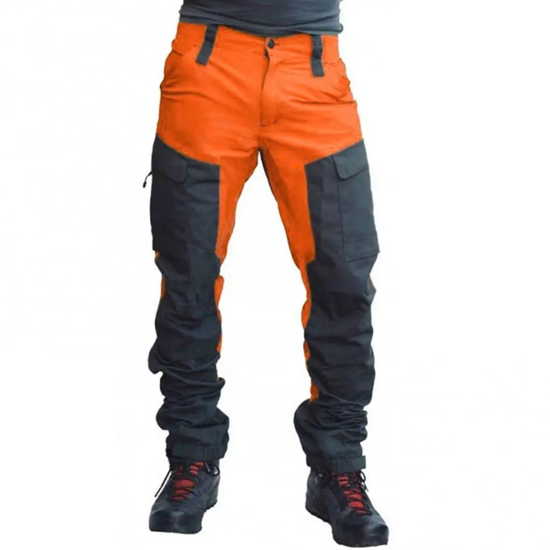 Herrens Arbetsbyxor Långa Taktisk Stil med Flera Fickor 0