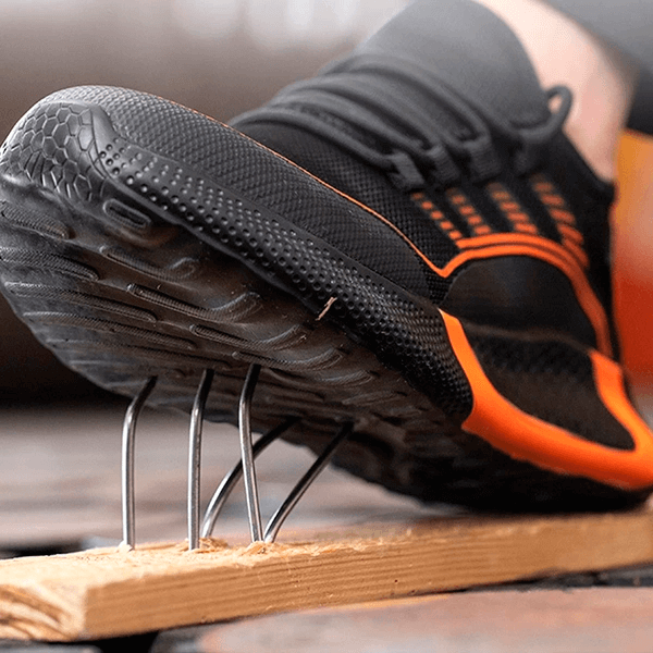 Herrens Arbetsskor med Slagtålig Design 5