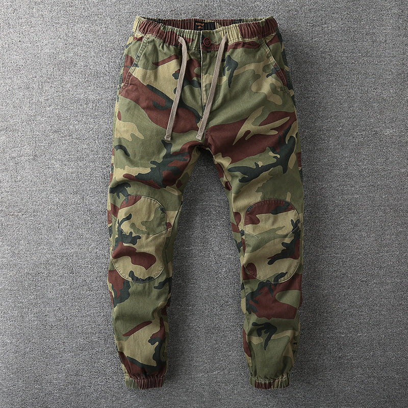 Herrens Cargo Byxor Taktisk Stil 1