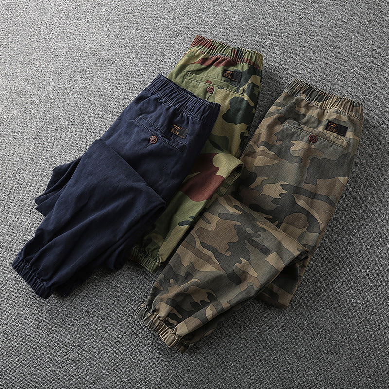Herrens Cargo Byxor Taktisk Stil 5