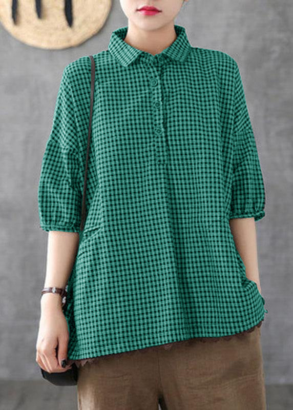 Herrens Halvärmad Topp Patchwork Mörkgrå 7