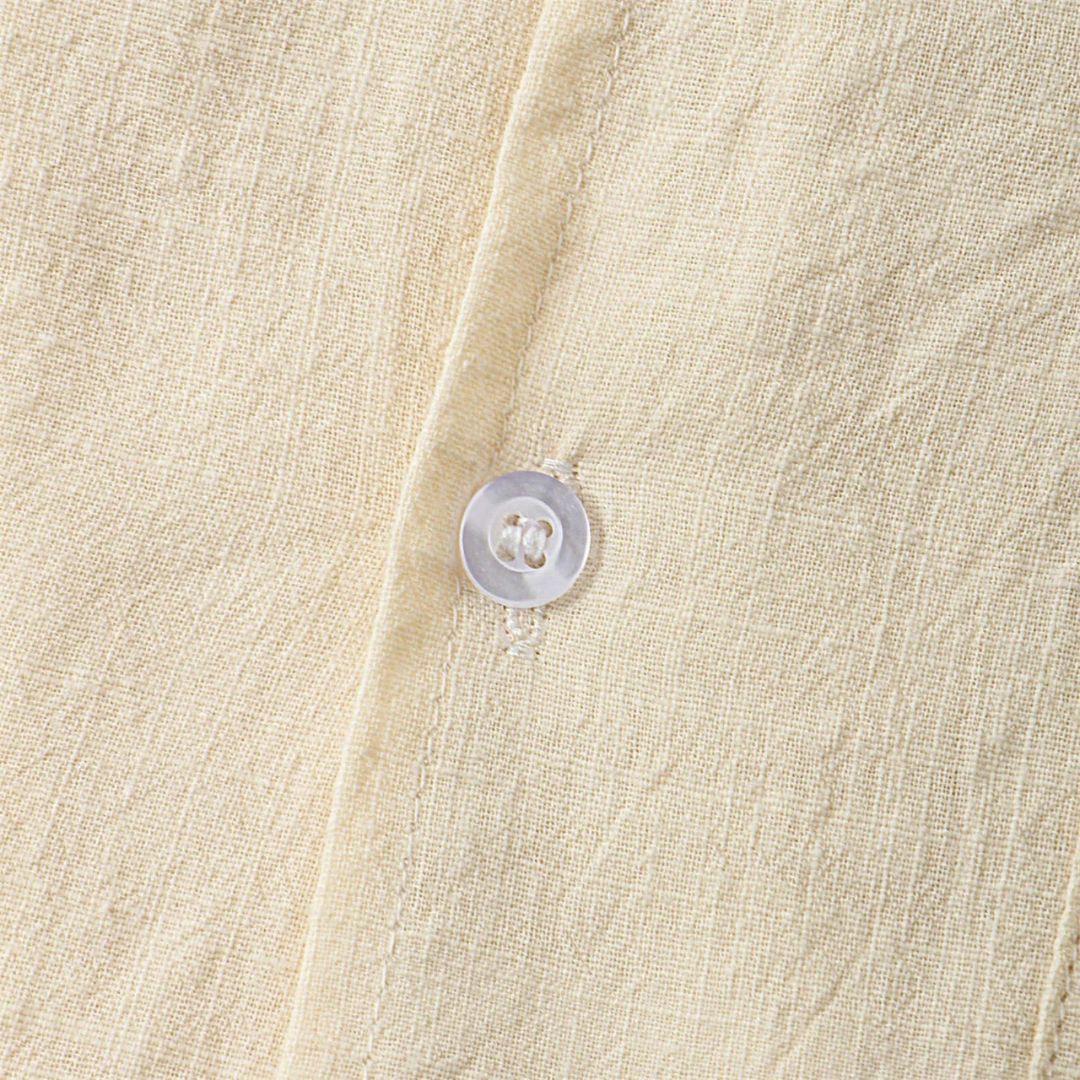 Herrens Linne Set Avslappnad Stil Linneblandning 7