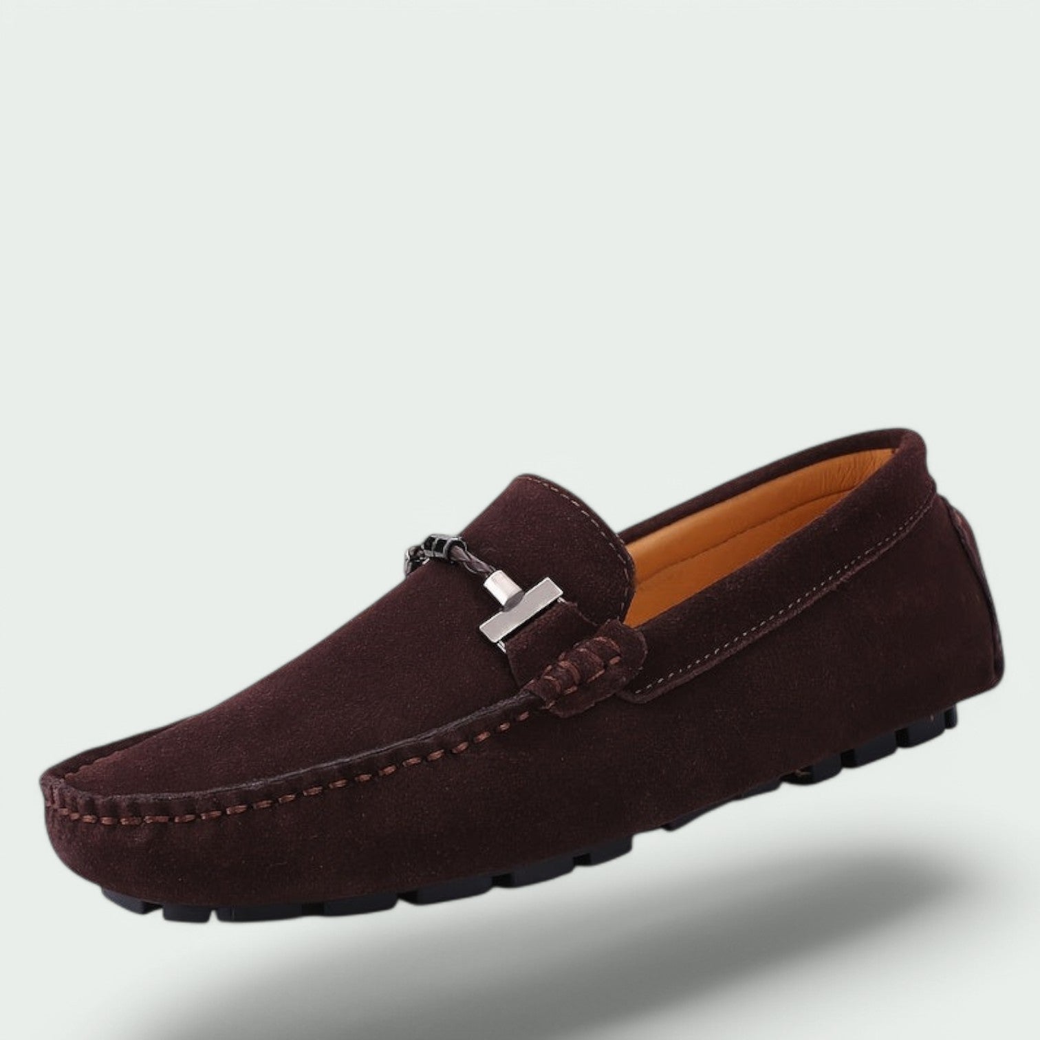 Herrens Slip-On Skor i Mocka 5