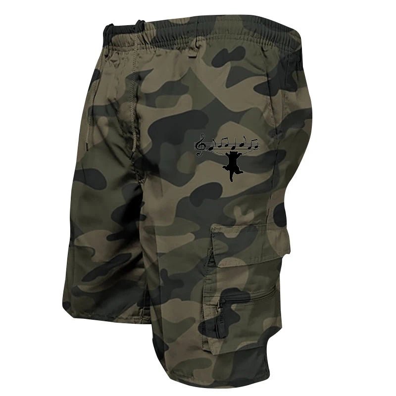 Herrens Sommarshorts med Funktionella Fickor 6