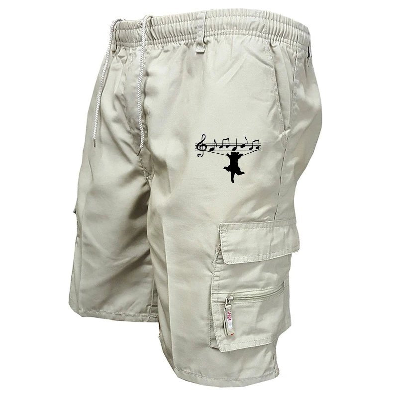 Herrens Sommarshorts med Funktionella Fickor 7