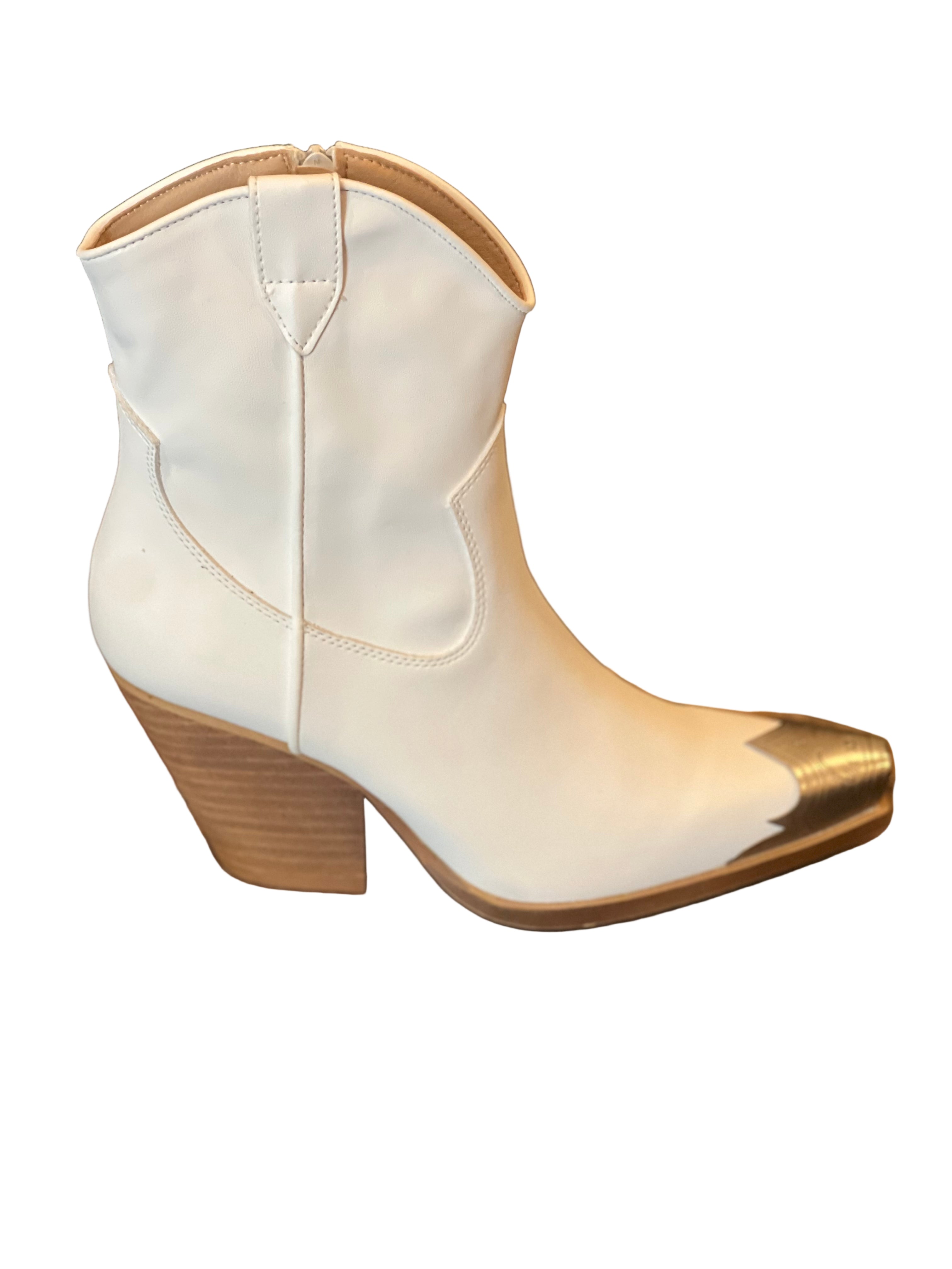 Herrens Western Boots Casual Läder 0