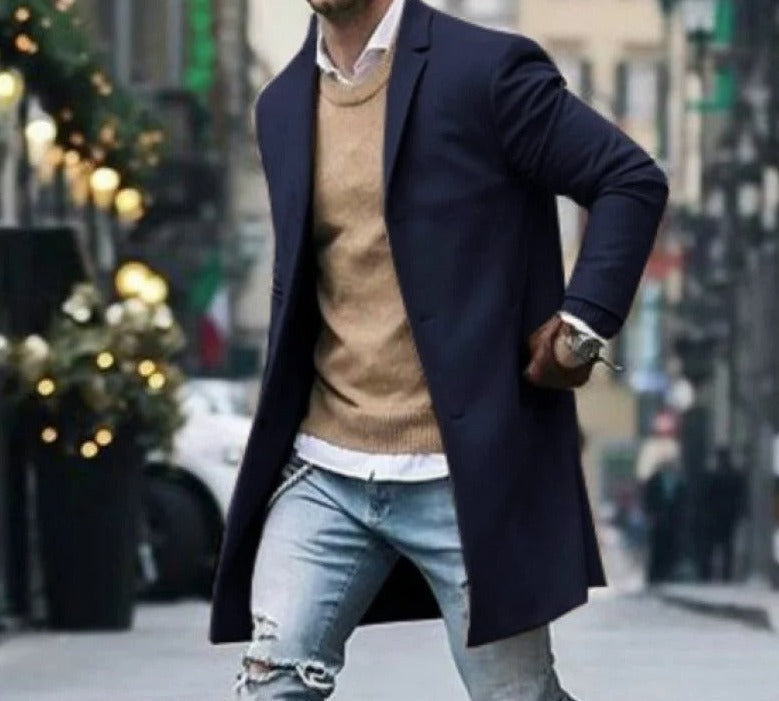 Herrjacka Slim Fit Ull Vindresistent 1