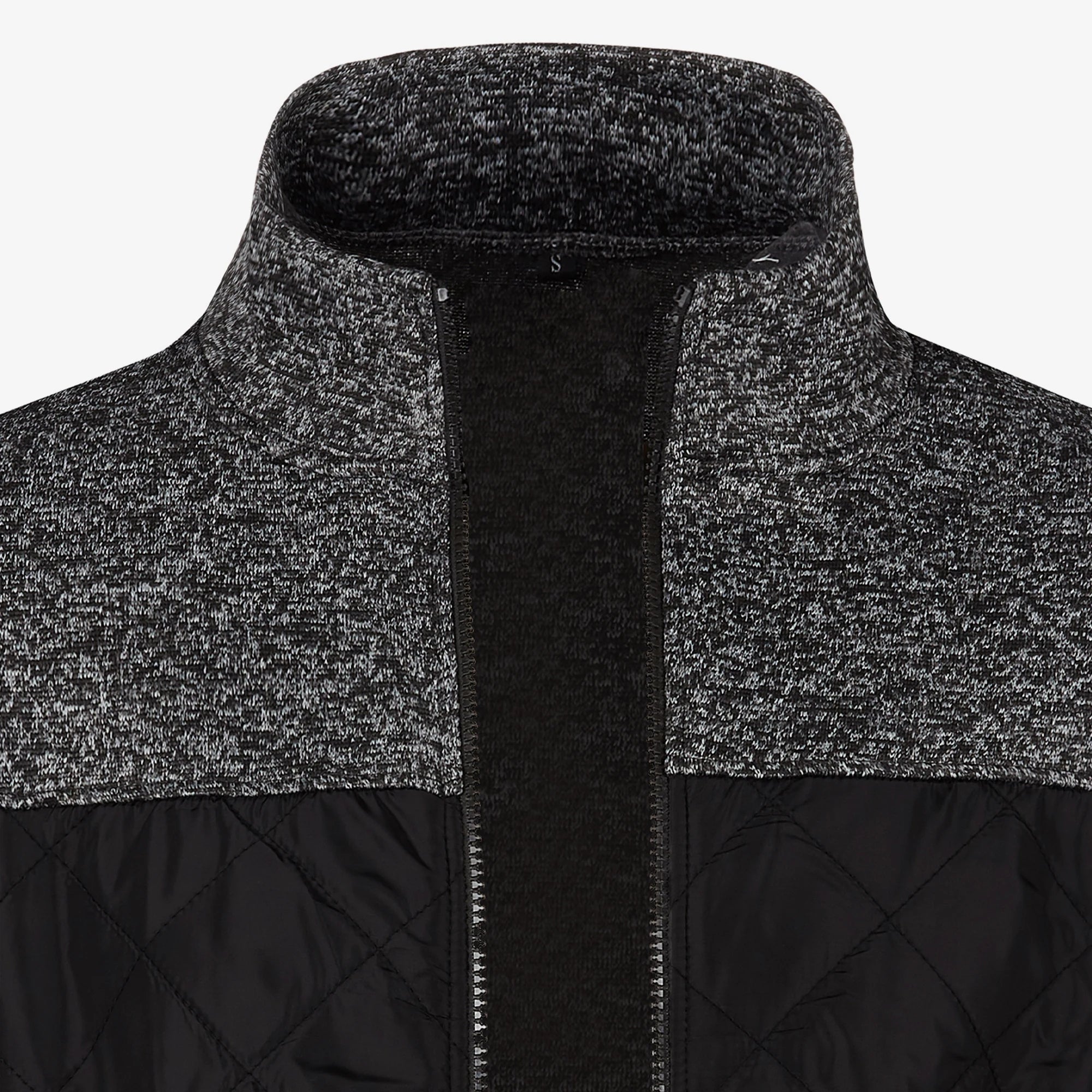 Herrjacka Stickad Vinterjacka med Ståkrage för Utomhusbruk 4