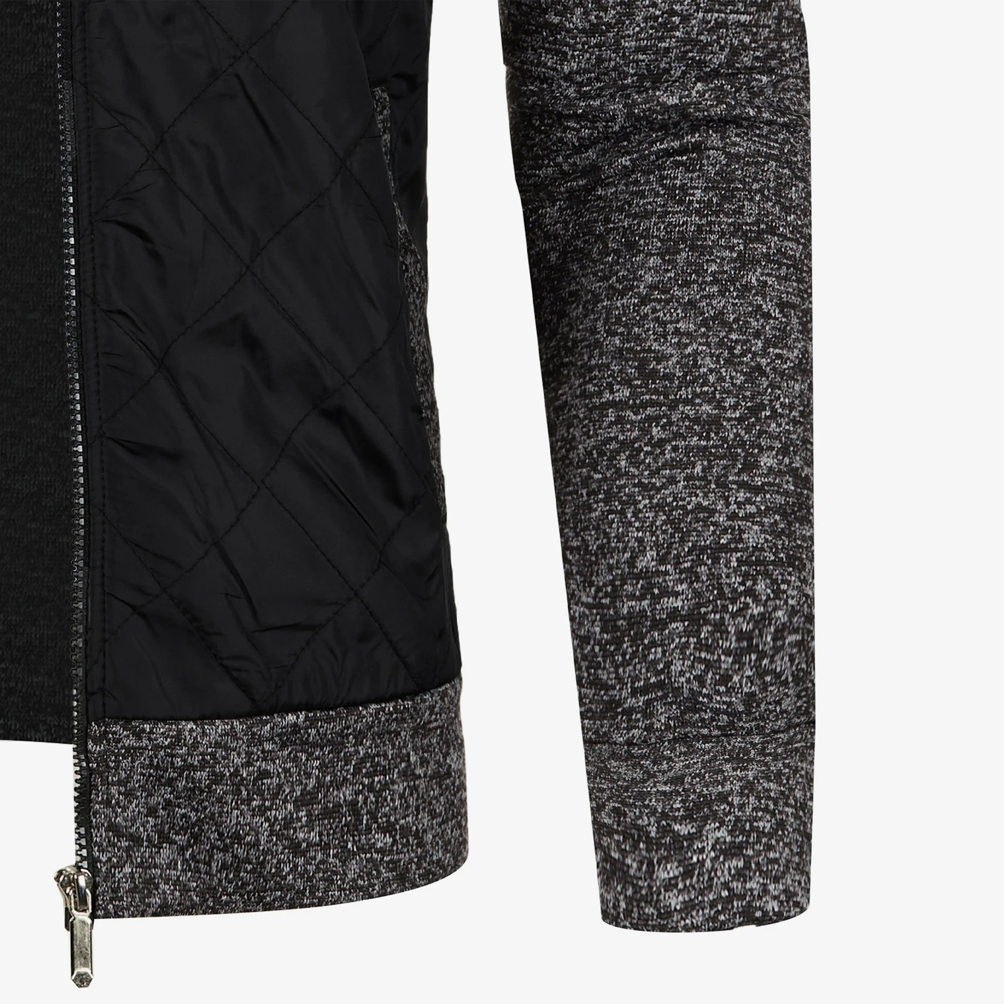 Herrjacka Stickad Vinterjacka med Ståkrage för Utomhusbruk 5