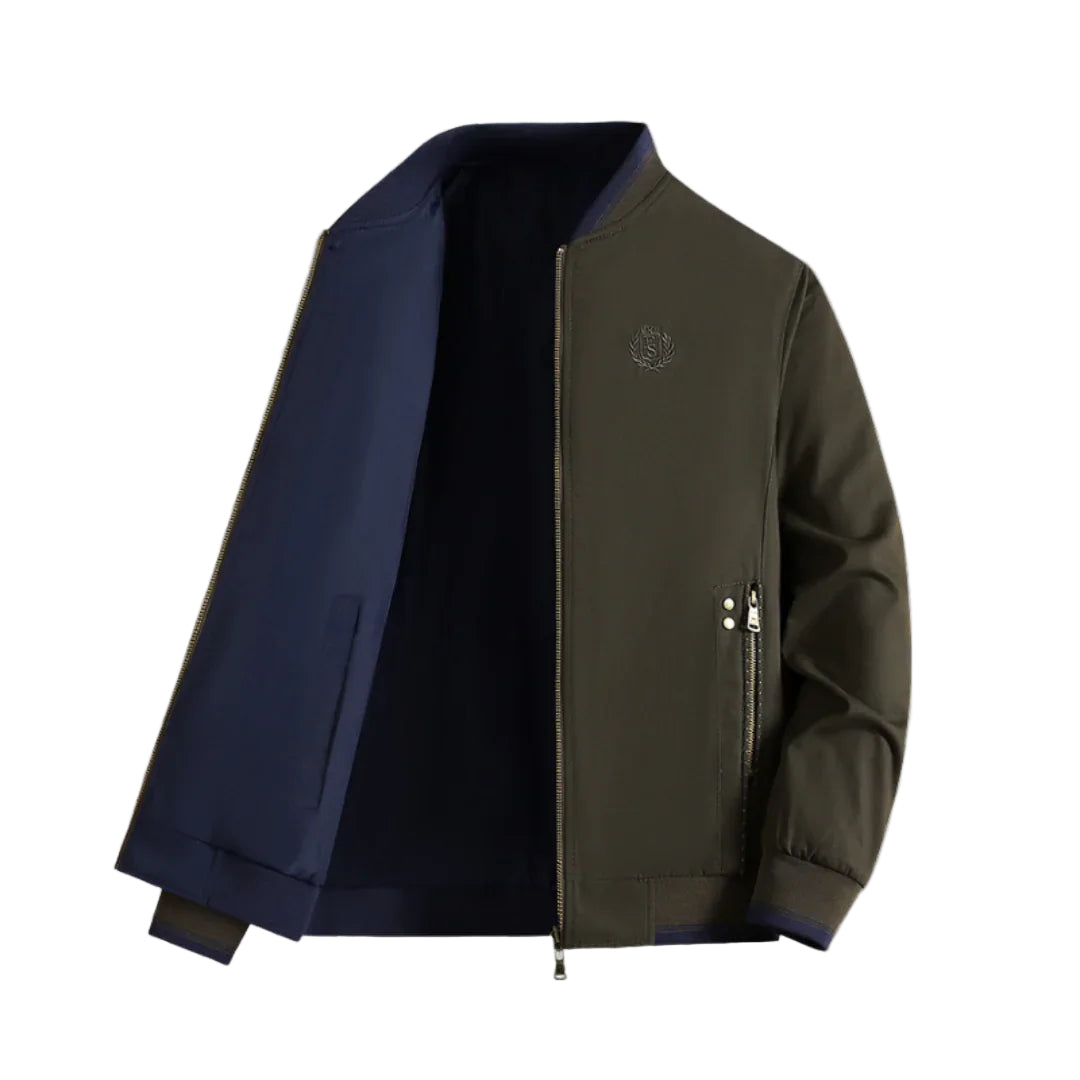 Herrjacka Vändbar Bomberjacka Modern Stil 8