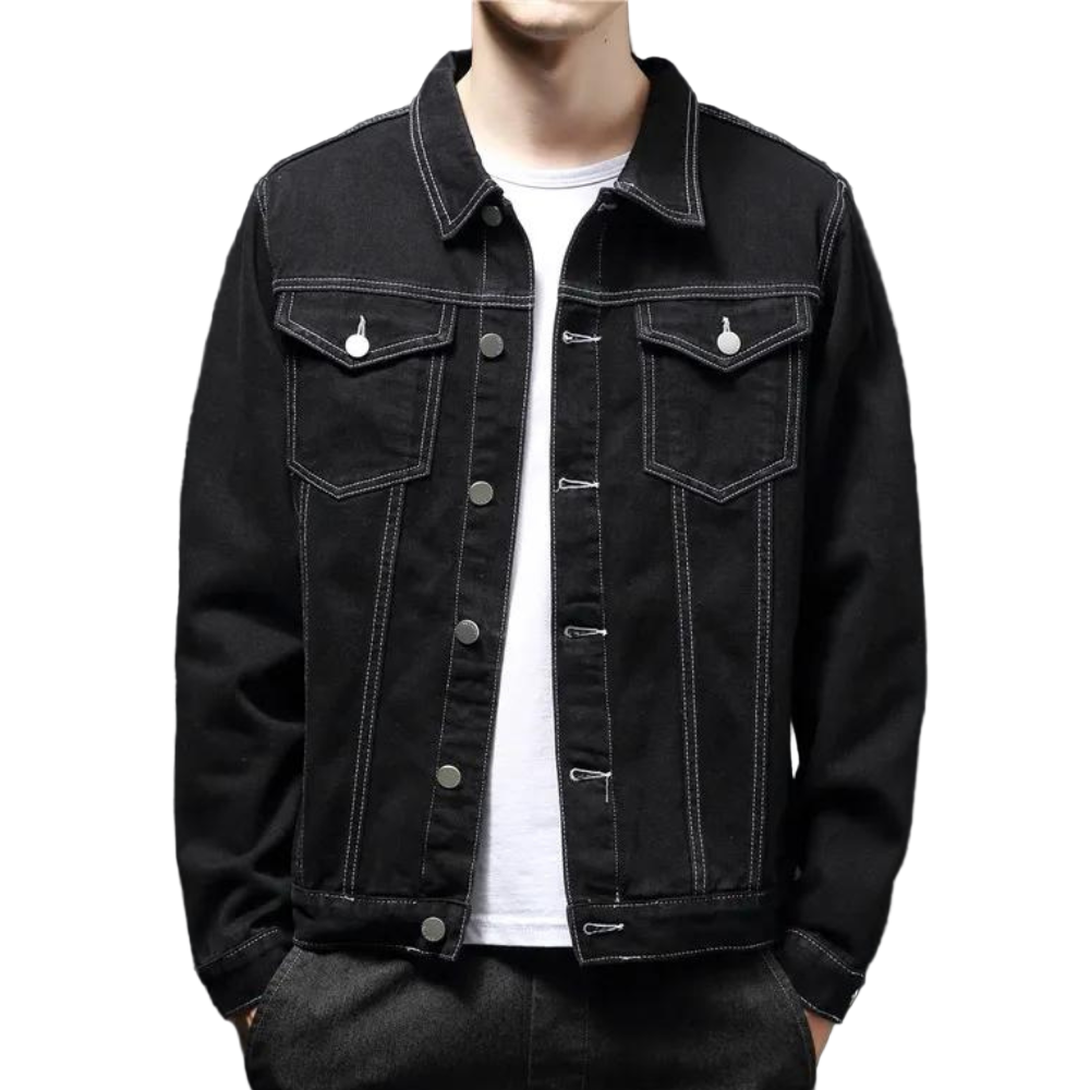 Herrjacka för vinter med trendig design 0