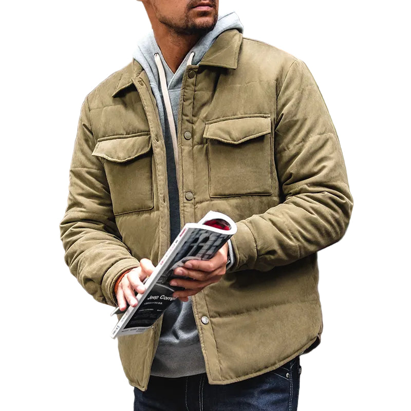 Herrjacka i Kviltad Stil - Regular Fit 0