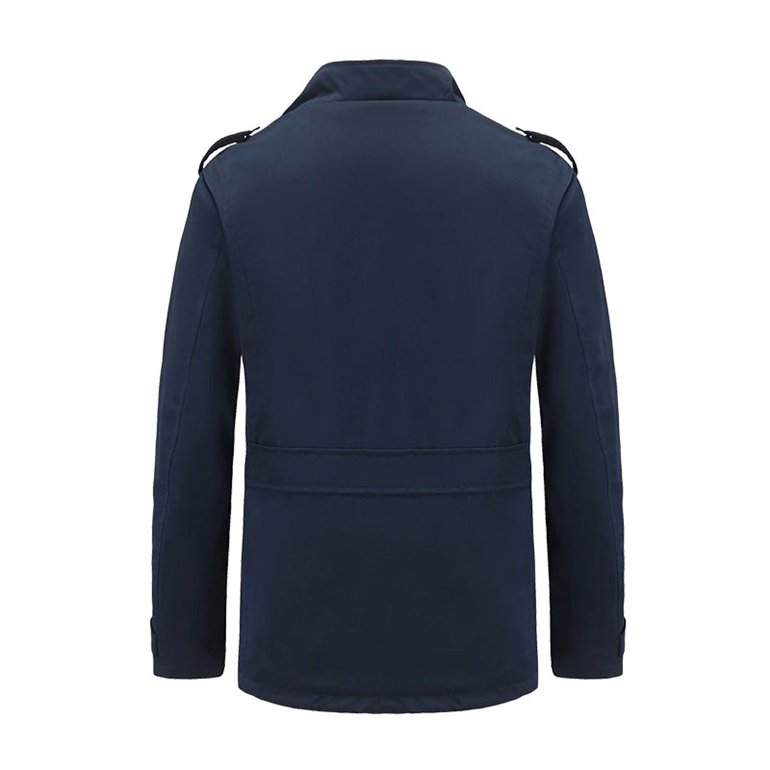 Herrjacka i fleece med fodring för avslappnad stil 3