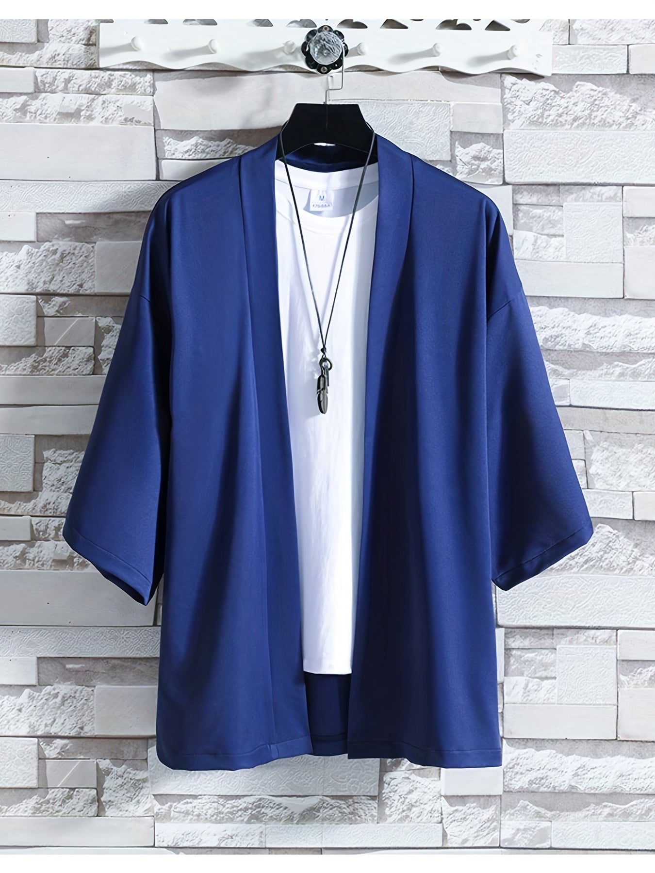 Herrkimono i japansk stil med avslappnad passform 2