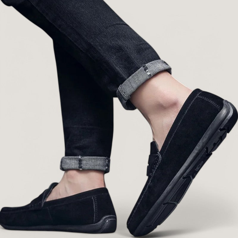 Herrmoccasiner i Mocka - Stilren och Bekväm 4