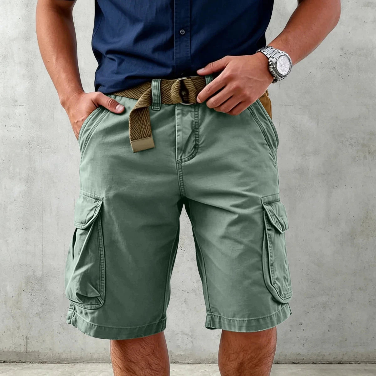 Herrshorts med Flerficksdesign och Modern Stil 4