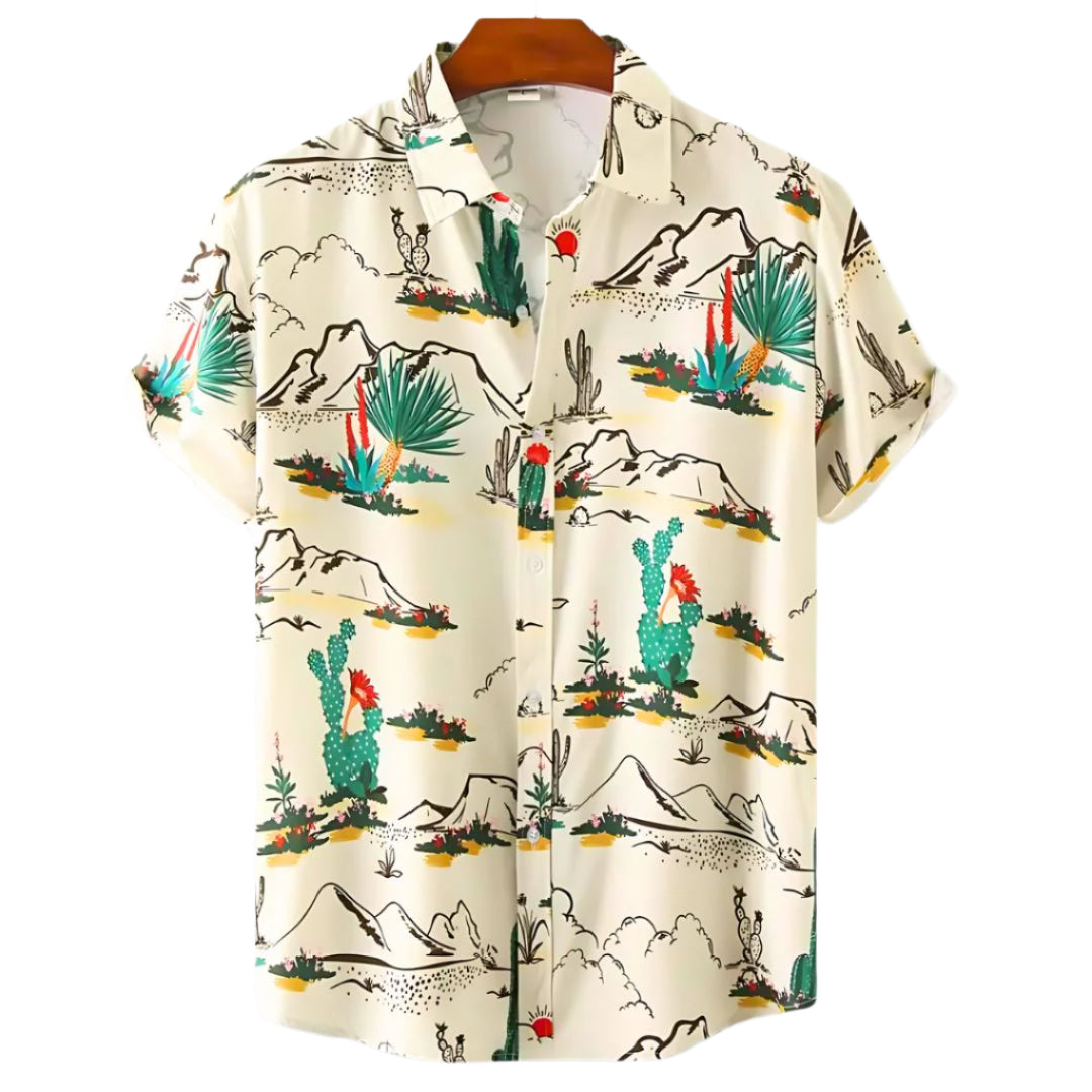 Herrskjorta West Texas Avslappnad Stil i Lätt Material 0