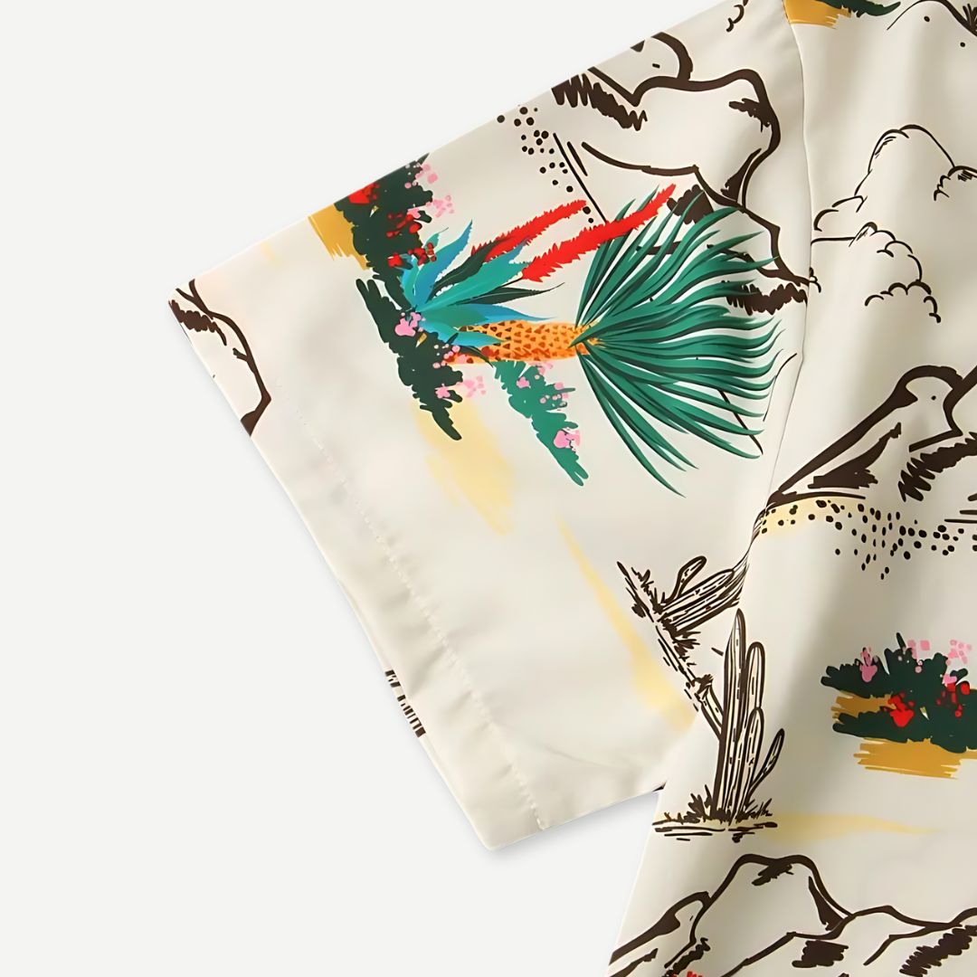 Herrskjorta West Texas Avslappnad Stil i Lätt Material 2