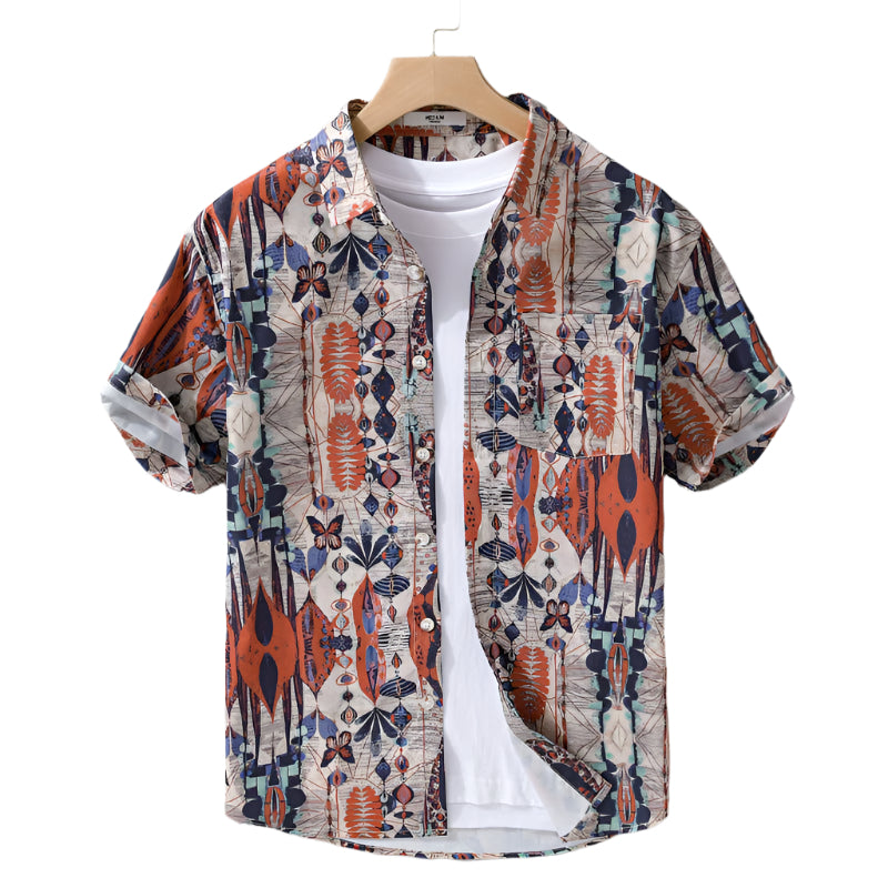 Herrskjorta i Premium Bomull och Linne 0