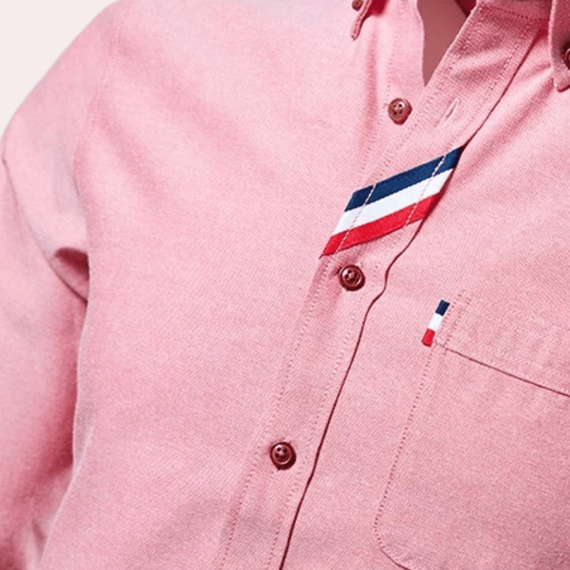 Herrskjorta med Lång Ärmar och Stilig Design i Bomull 6