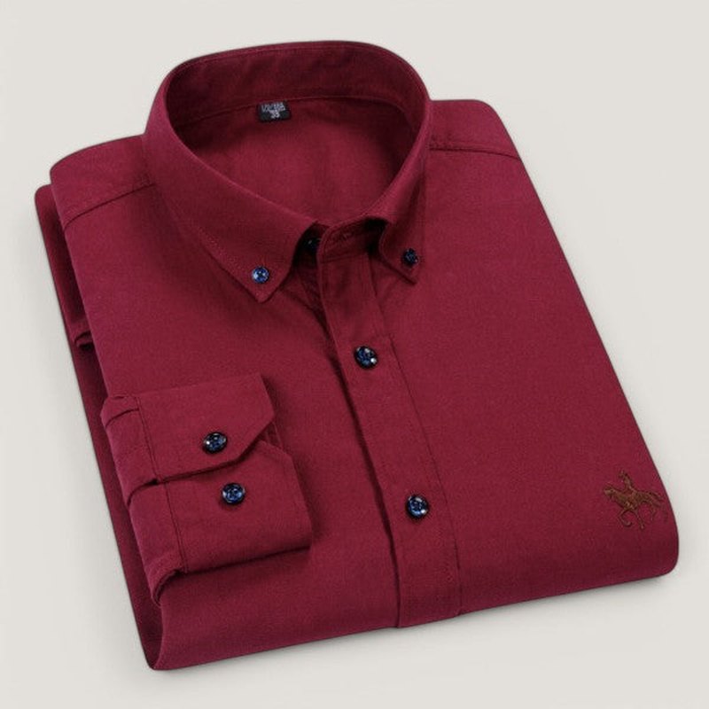 Herrskjorta med Långa Ärmar Klassisk Design 3