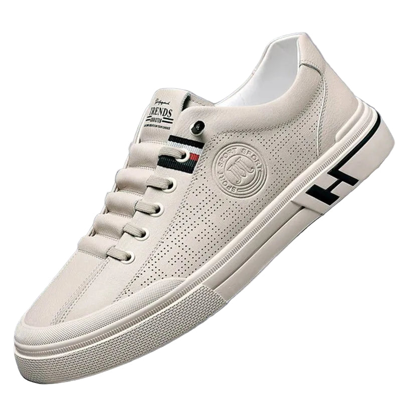 Herrskor Läder Casual Stilren Design med Dämpningsteknik 0