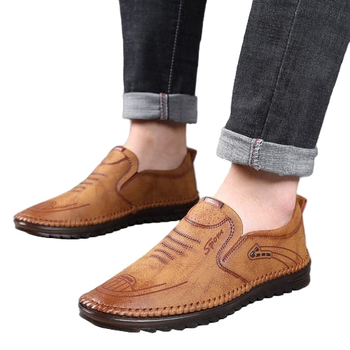 Herrskor Promenadskor med Ergonomisk Design och Halkskyddad Sula 4