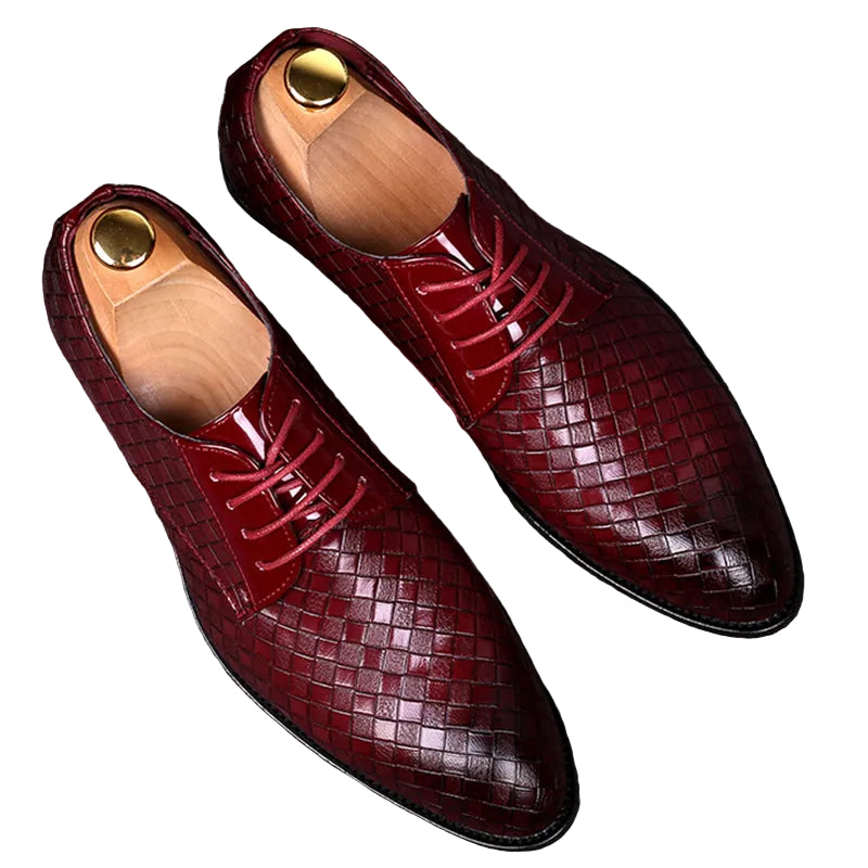 Herrskor med snörning i klassisk stil 0