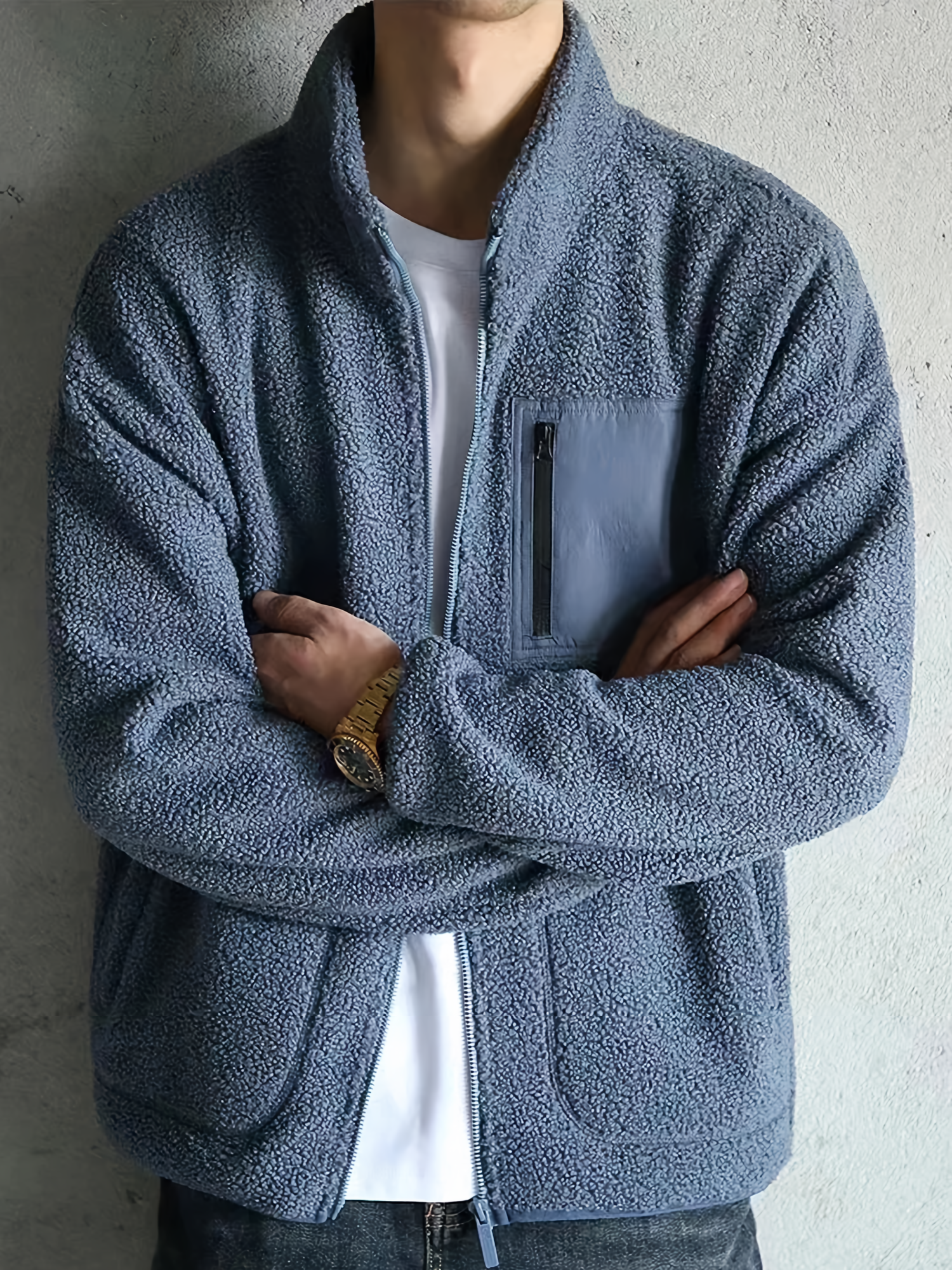 Herrtröja i Lammull med Modern Design 7