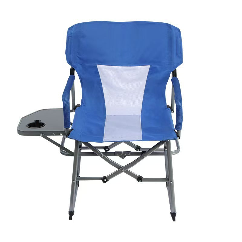 Hopfällbar Campingstol med Sidobord för Utomhusbruk 3