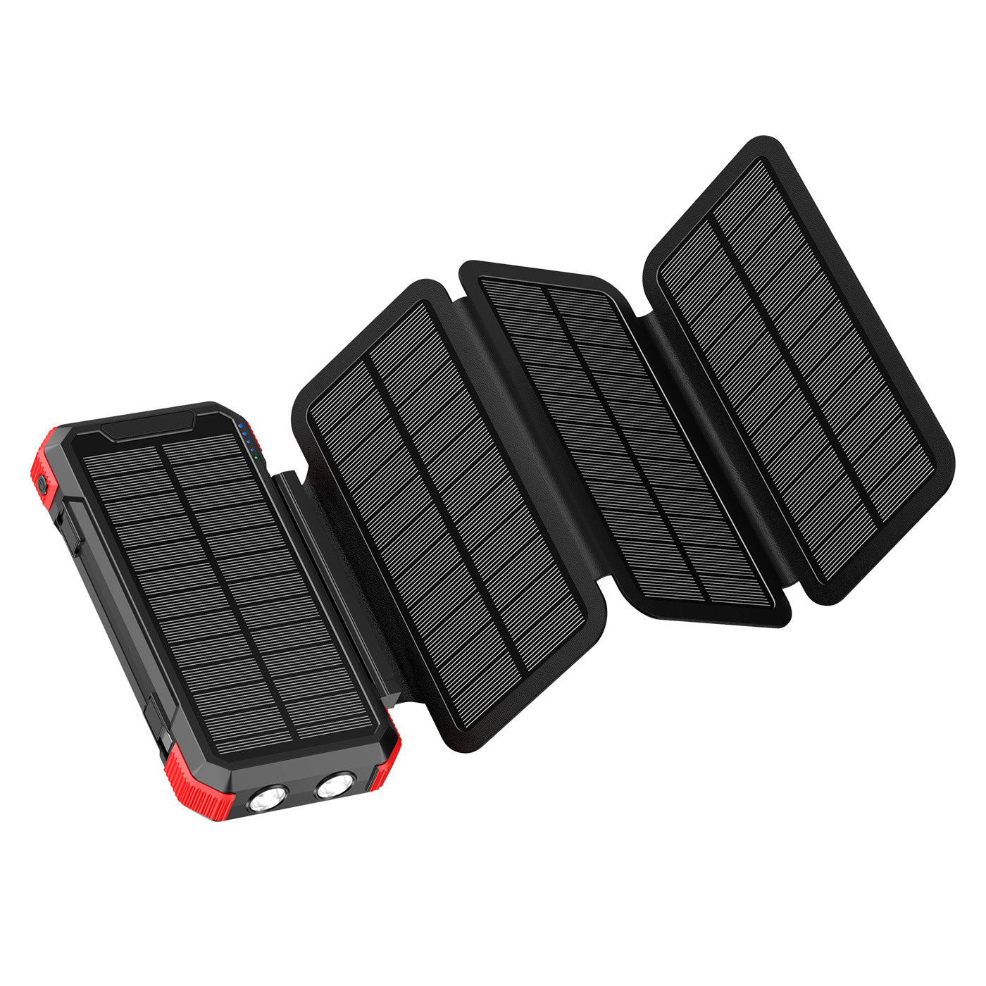 Hopfällbar Powerbank med Solenergi för Resor och Utomhusbruk 0