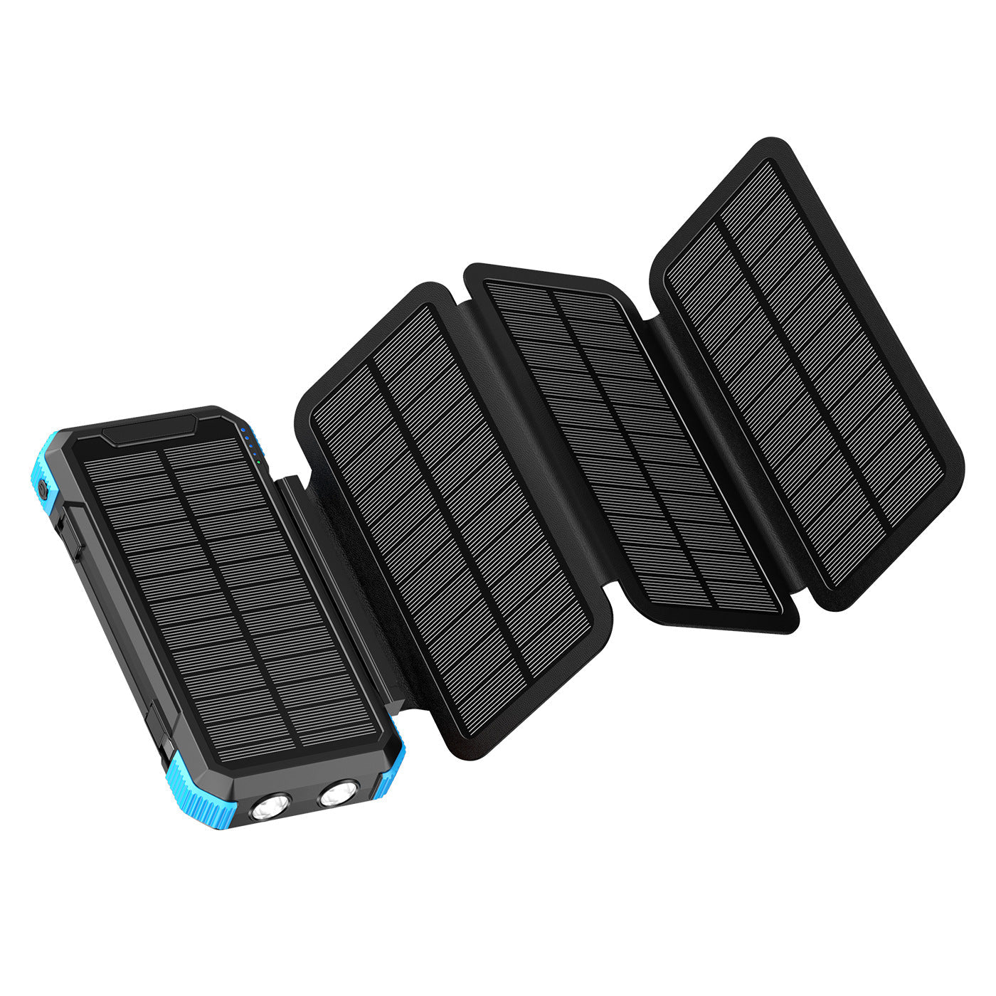 Hopfällbar Powerbank med Solenergi för Resor och Utomhusbruk 4