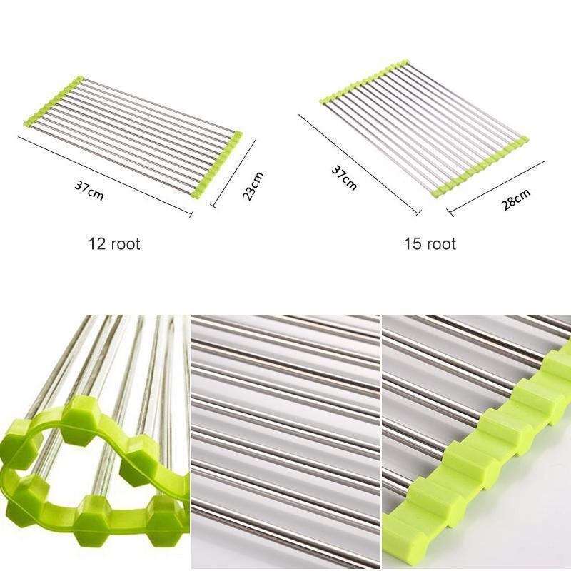Hopfällbart Diskställ för Kök, Stabil och Praktisk Design 3
