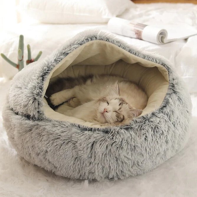 Hund- och Kattsäng CozyNest med Ortopedisk Design 6