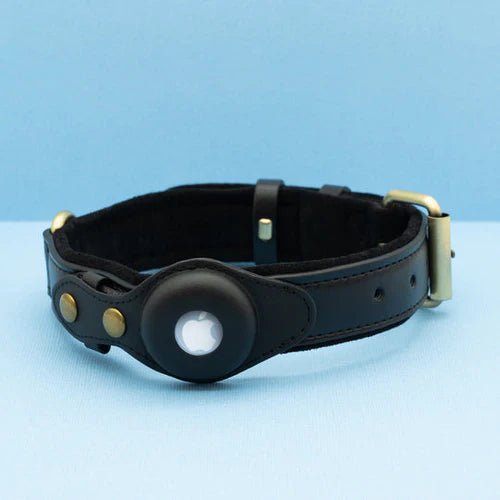 Hundhalsband med AirTag-fäste Slitstark Vattentålig Design för Trygghet och Komfort 0