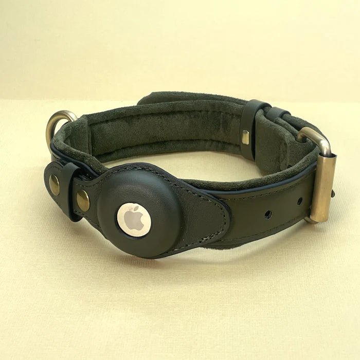 Hundhalsband med AirTag-fäste Slitstark Vattentålig Design för Trygghet och Komfort 5