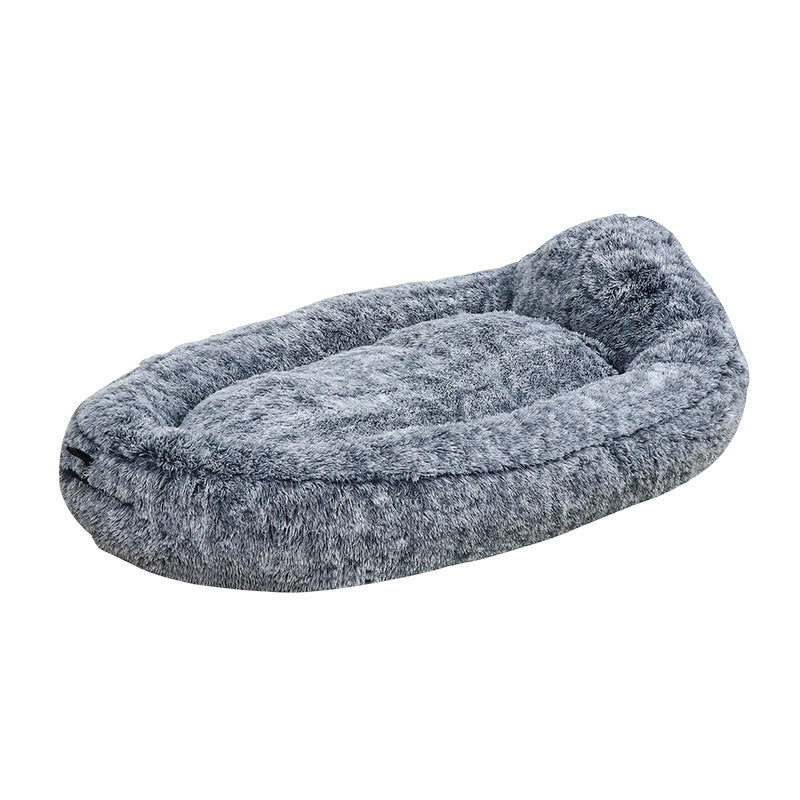 Hundsäng Oval Plysch Komfort 0