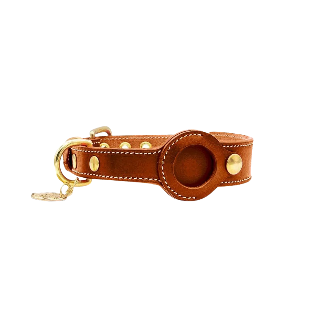 Husdjur Halsband med AirTag Hållare för Katt och Hund Stilren Design 0
