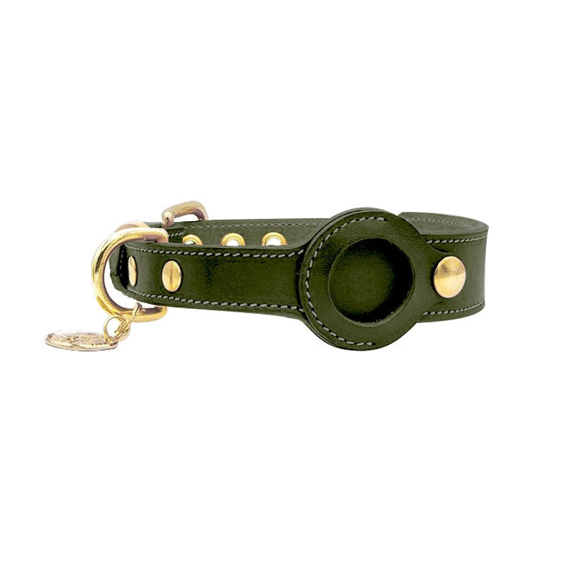 Husdjur Halsband med AirTag Hållare för Katt och Hund Stilren Design 1