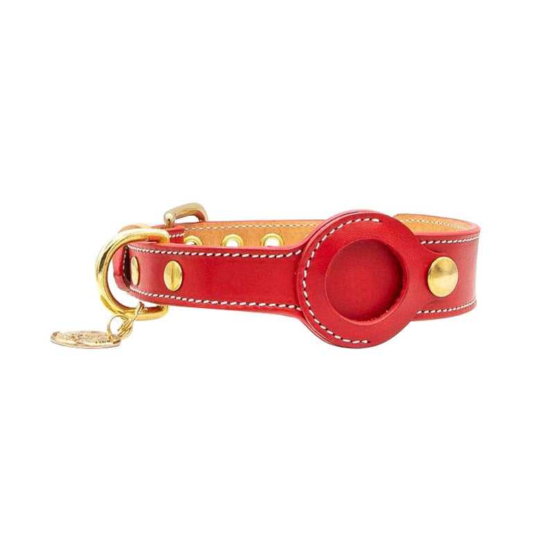 Husdjur Halsband med AirTag Hållare för Katt och Hund Stilren Design 2