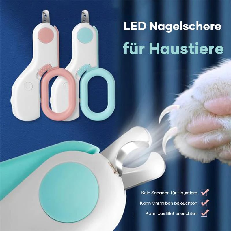 Husdjur Nagelklippare med LED-lampa 1