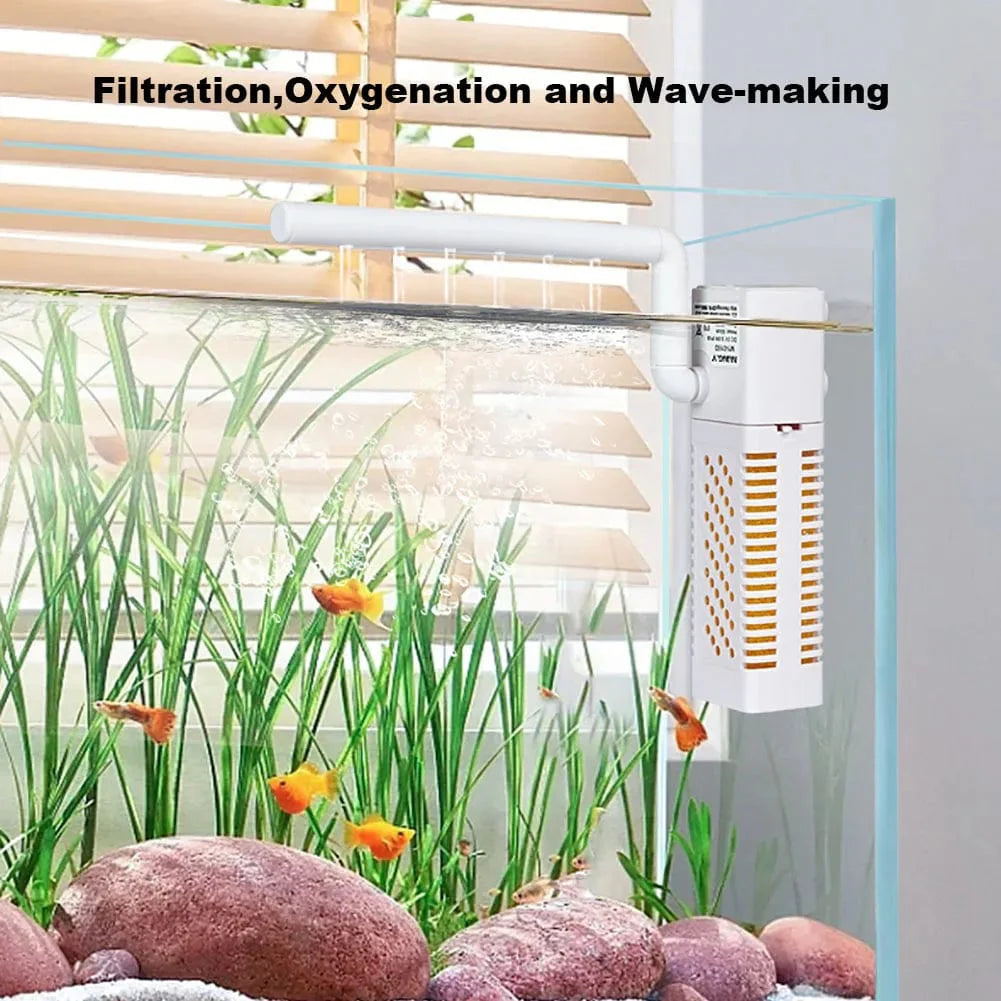Inre Filter för Akvarium med Cirkulationspump och Regnduschrör 2