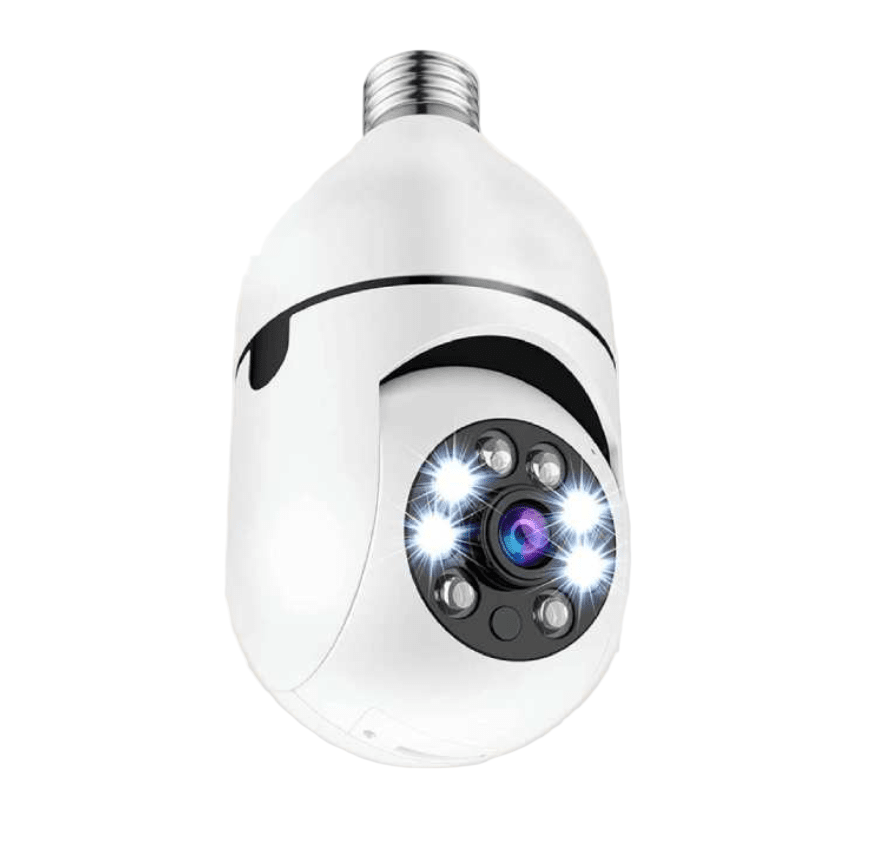 Intelligent Säkerhetskamera med 360° Övervakning 0