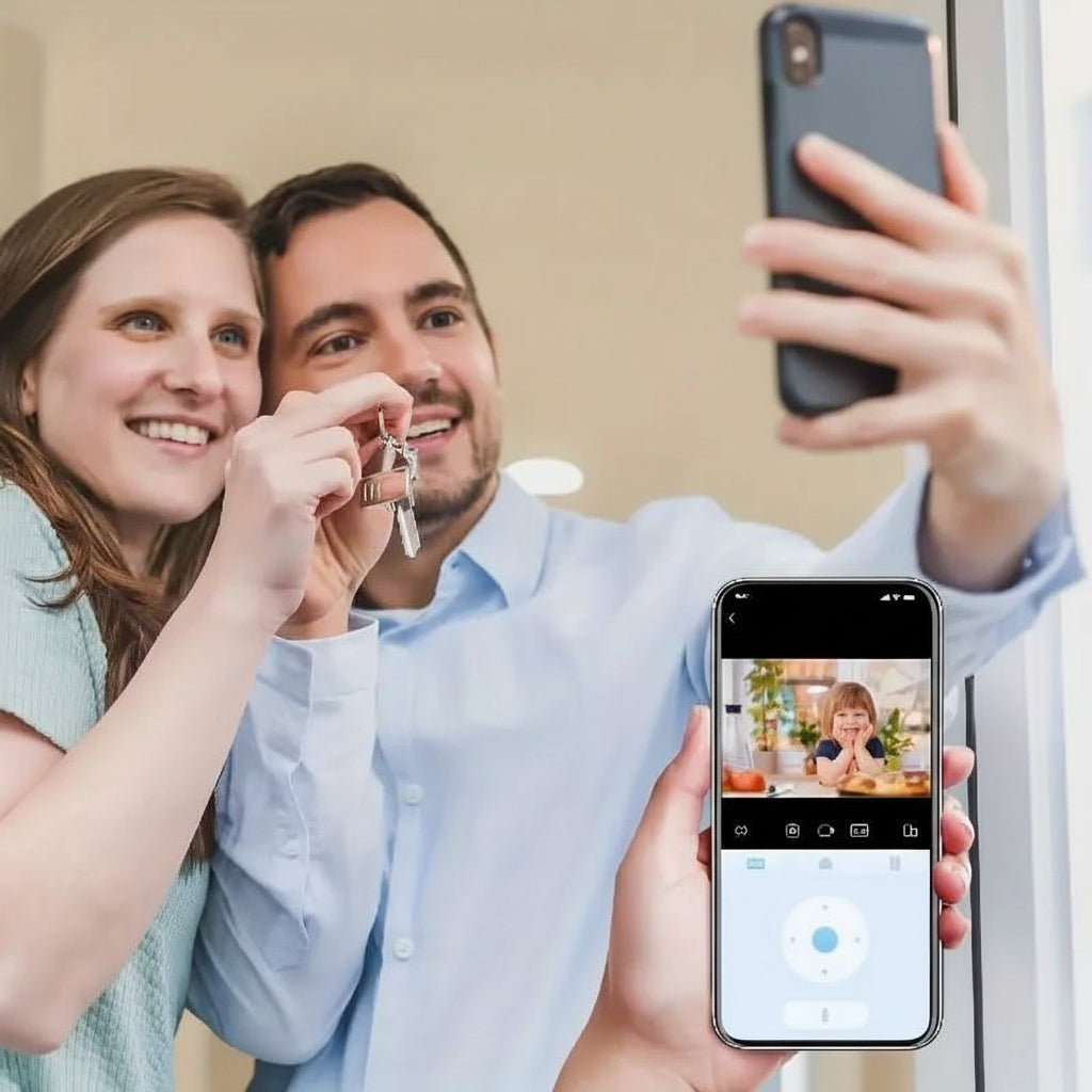 Intelligent Säkerhetskamera med 360° Övervakning 3