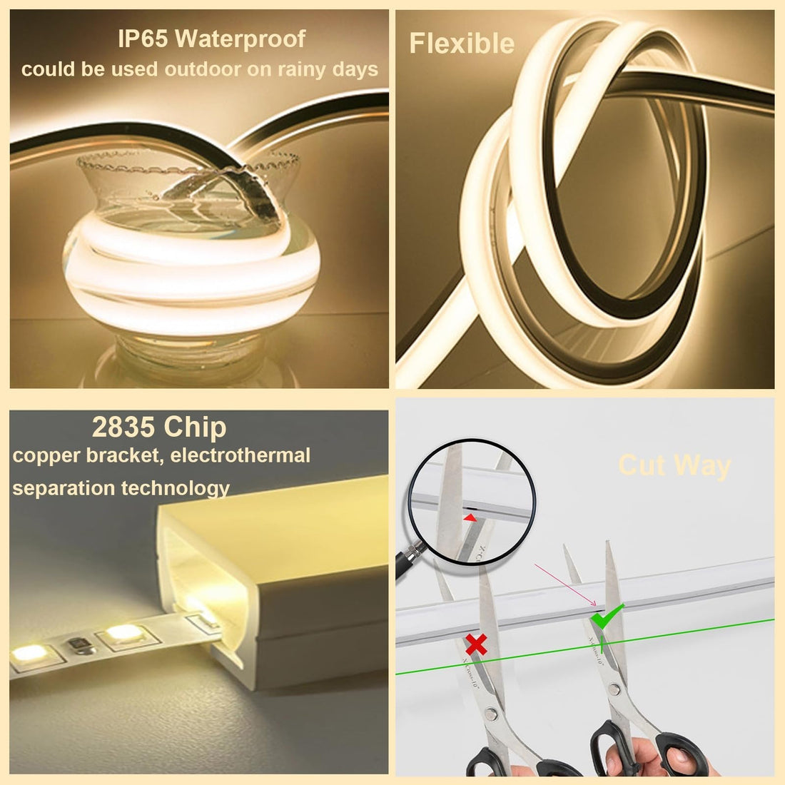 Intelligenta LED-ljusremsor för Hemmet 6