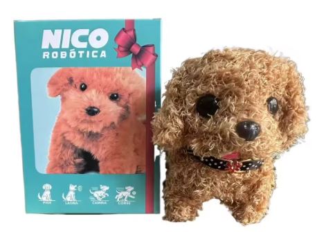 Interaktiv Plyschhund med Realistiska Rörelser för Barn och Seniorer 0