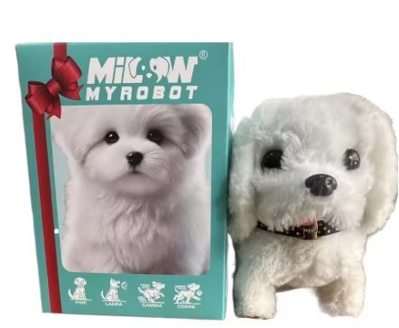 Interaktiv Plyschhund med Realistiska Rörelser för Barn och Seniorer 9
