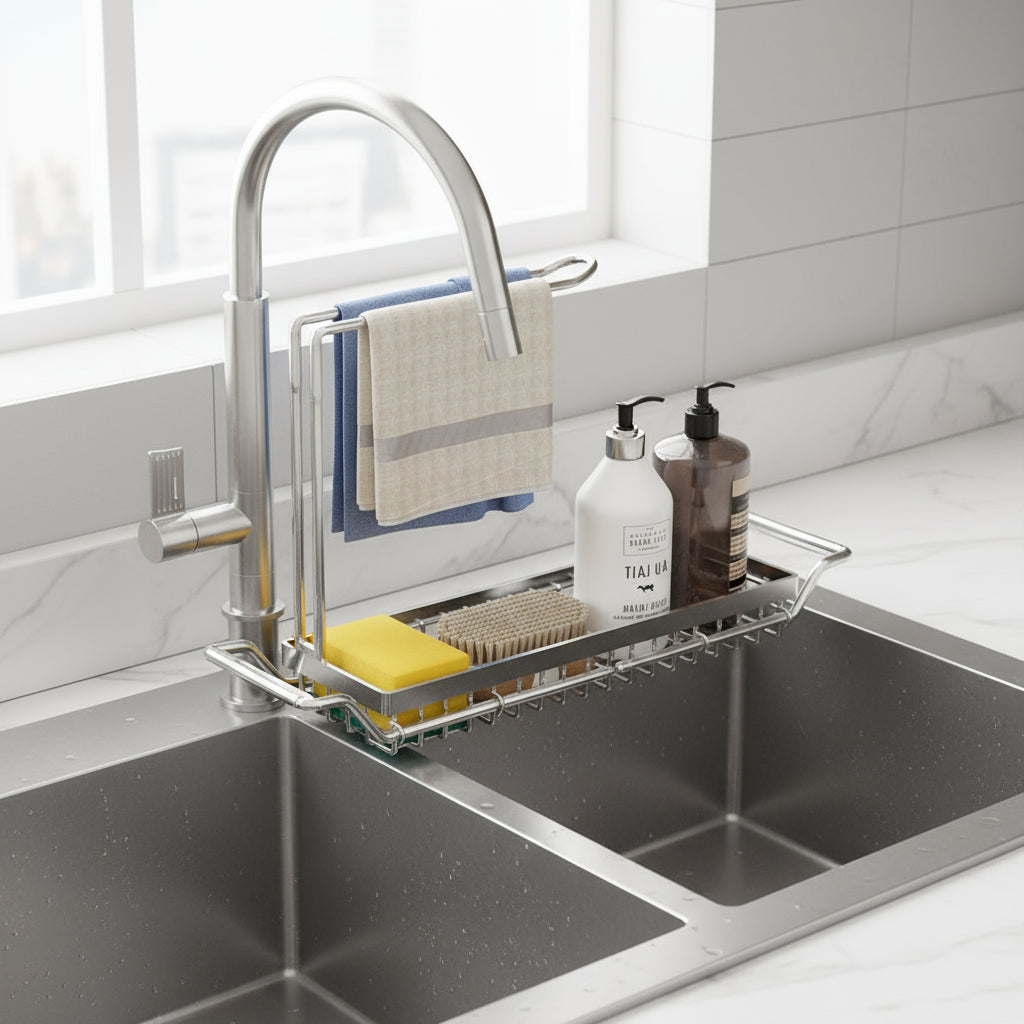 Justerbart Diskställ för Köket Teleskopisk Organisering 2