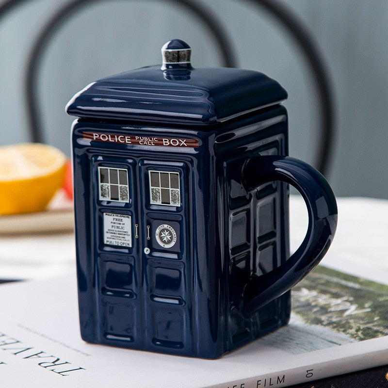 Kaffekopp Med Sked Sci-Fi Design 0