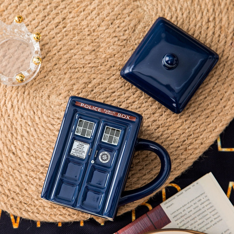 Kaffekopp Med Sked Sci-Fi Design 5
